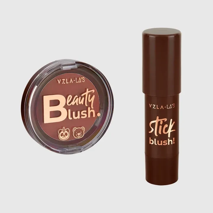 Kit Blushes Red Mocha Vizzela + La's - Vizzela  - 4