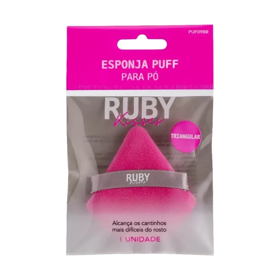 Esponja Puff para Pó Triangular - Ruby Kisses - 3