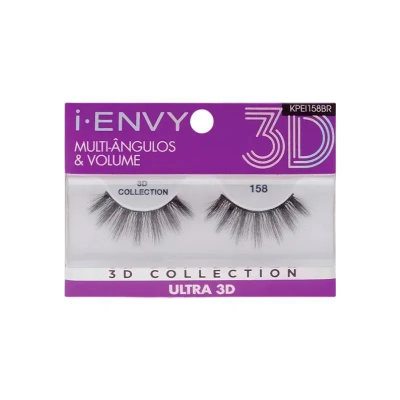 Cílios Postiços 3D Collection Ultra (158) - Ienvy By Kiss New York - 1