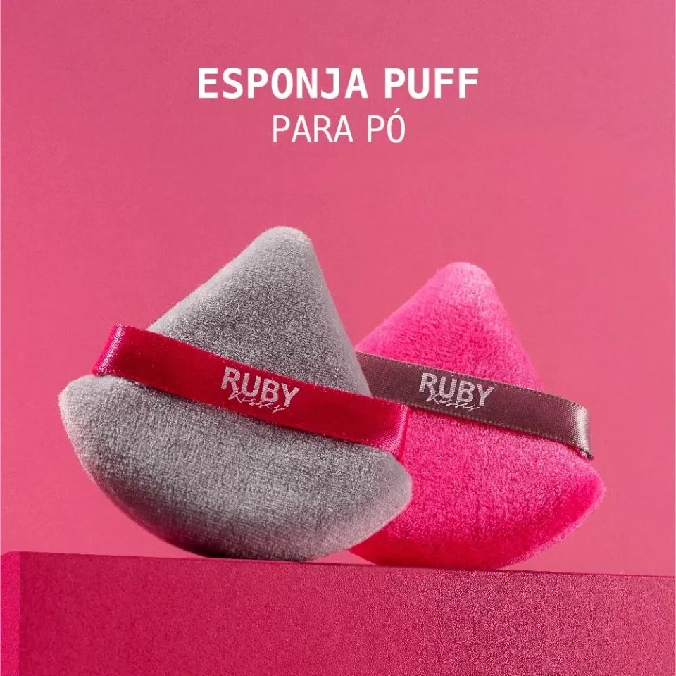 Esponja Puff para Pó Triangular - Ruby Kisses - 1