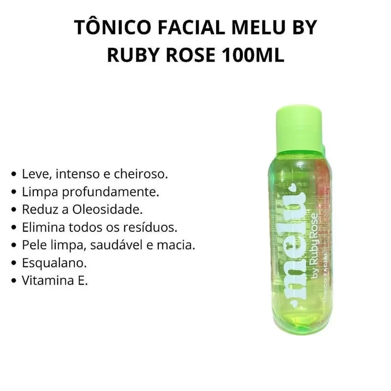 Tônico Facial Melu (Maçã verde) - 100ml  - 2