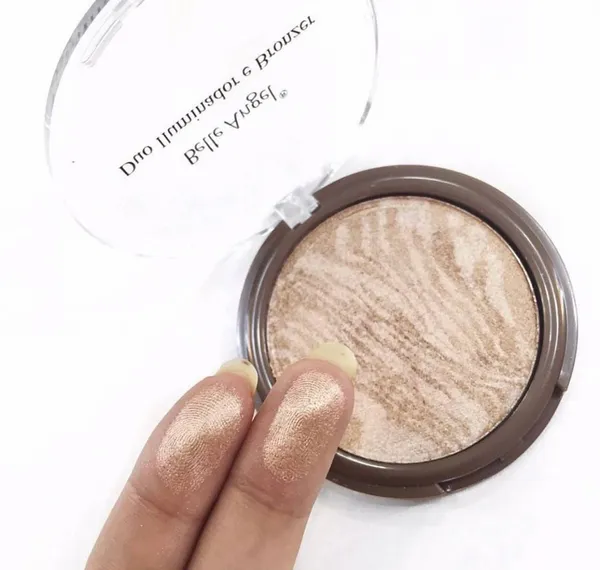 Duo iluminador e bronzer - Belle Angel  - imagem 2