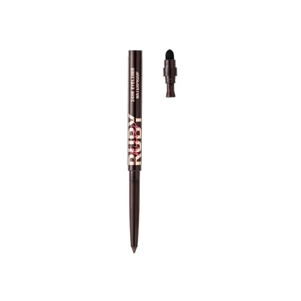 Lápis Retrátil em Gel MARROM à Prova D'água - Ruby Kisses - 5