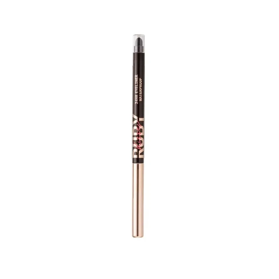 Lápis Retrátil em Gel MARROM à Prova D'água - Ruby Kisses - 6