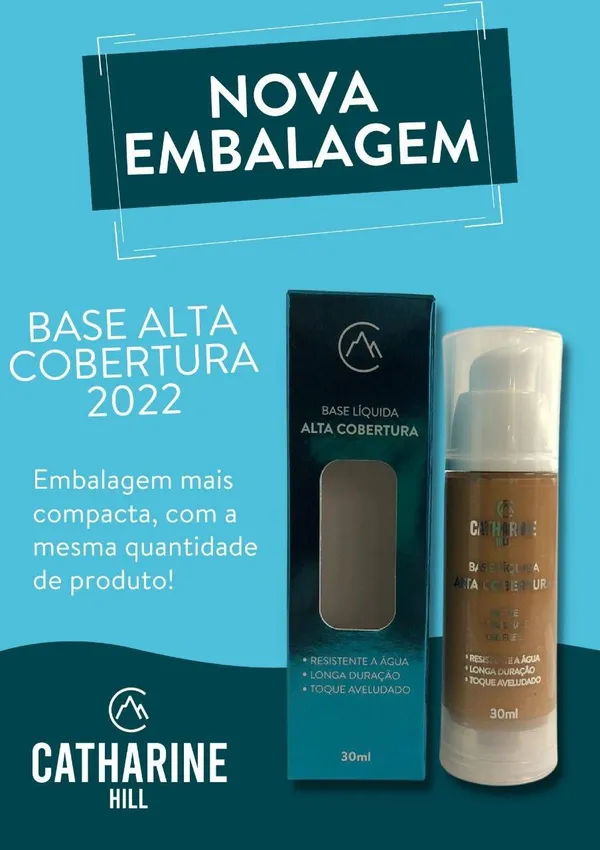 Base líquida matte alta cobertura - Catharine Hill (30ml) - imagem 3