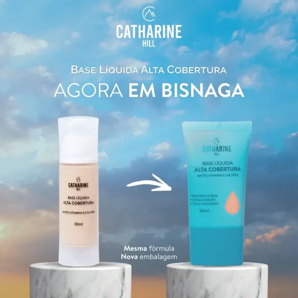 Base líquida matte alta cobertura - Catharine Hill (30ml) - imagem 2