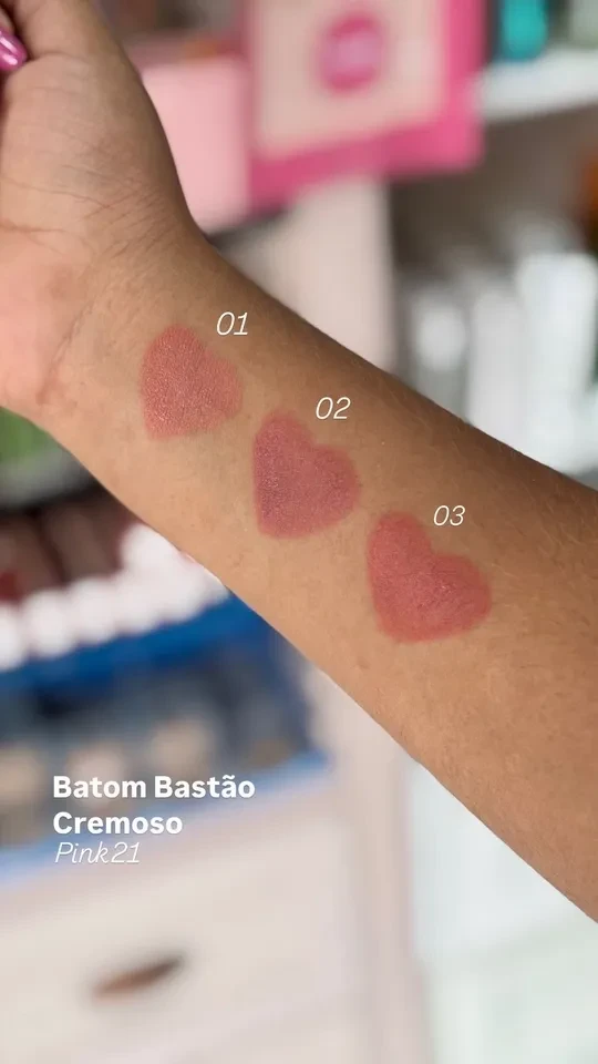 Batom em bastão - PINK 21  - 3