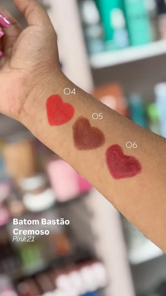 Batom em bastão - PINK 21  - 4