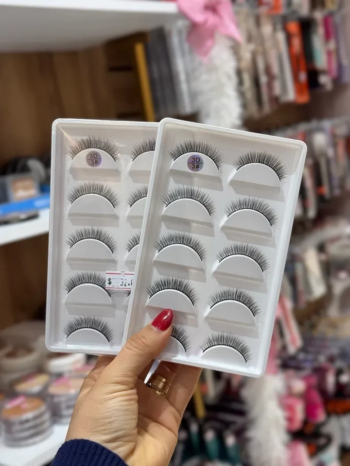 Caixa com cílios de 05 pares MOD 3 - 1