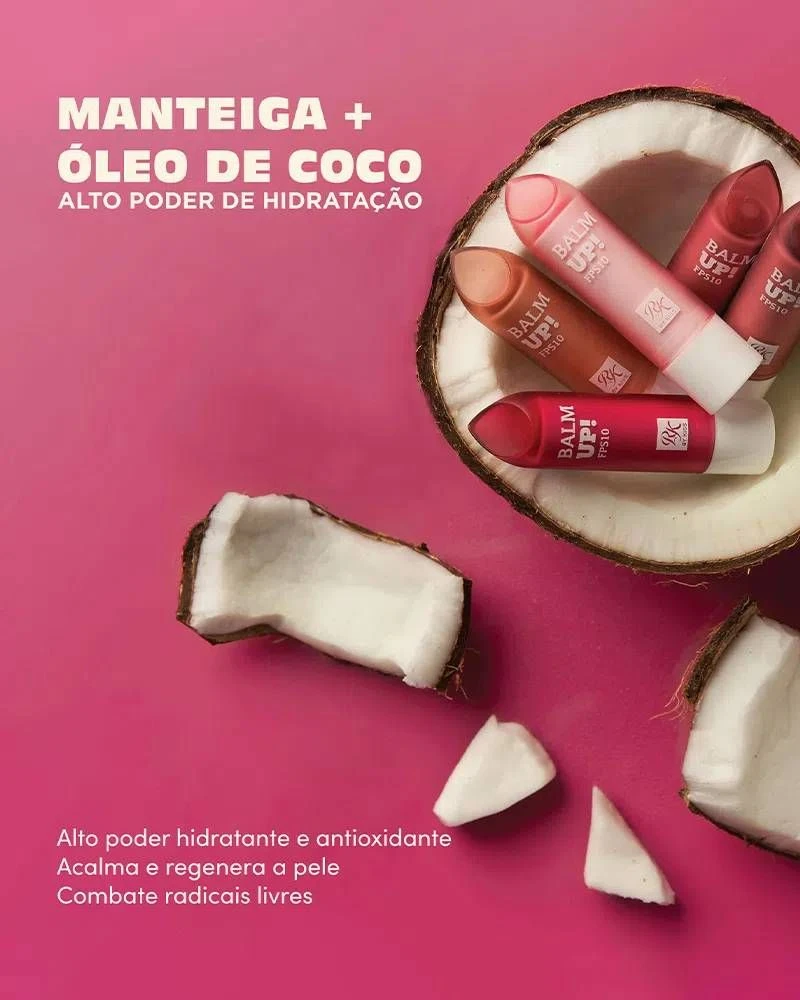 Balm Labial FPS 10 Balm Up! COR CHEER UP - Ruby Kisses - 6