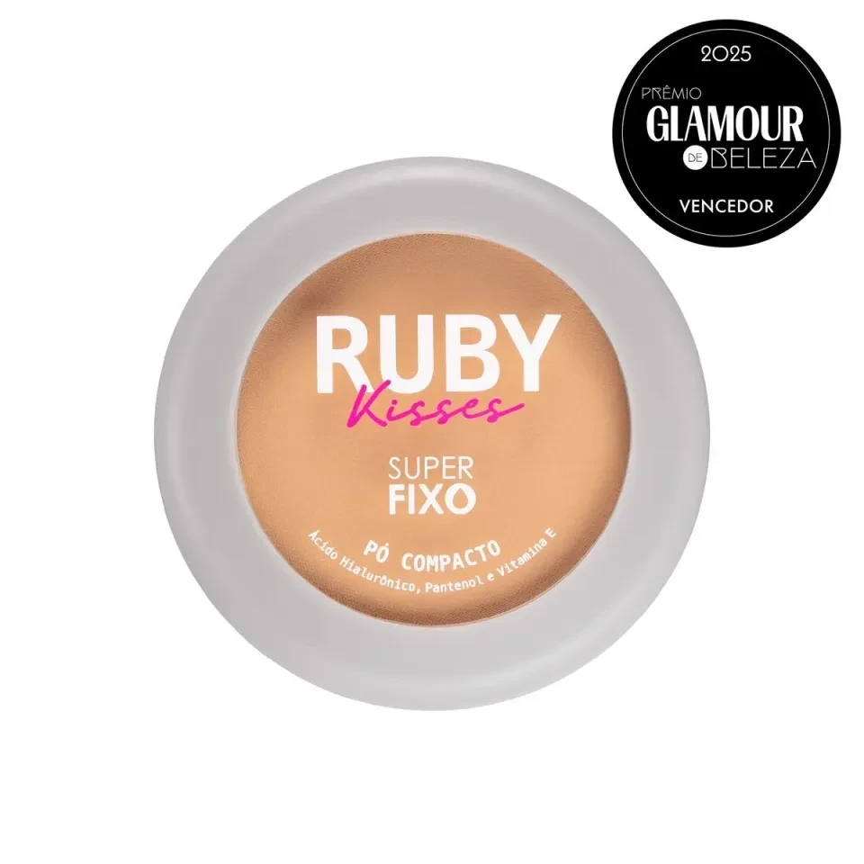 NOVO Pó Compacto Super Fixo COR 220 - Ruby Kisses - 3