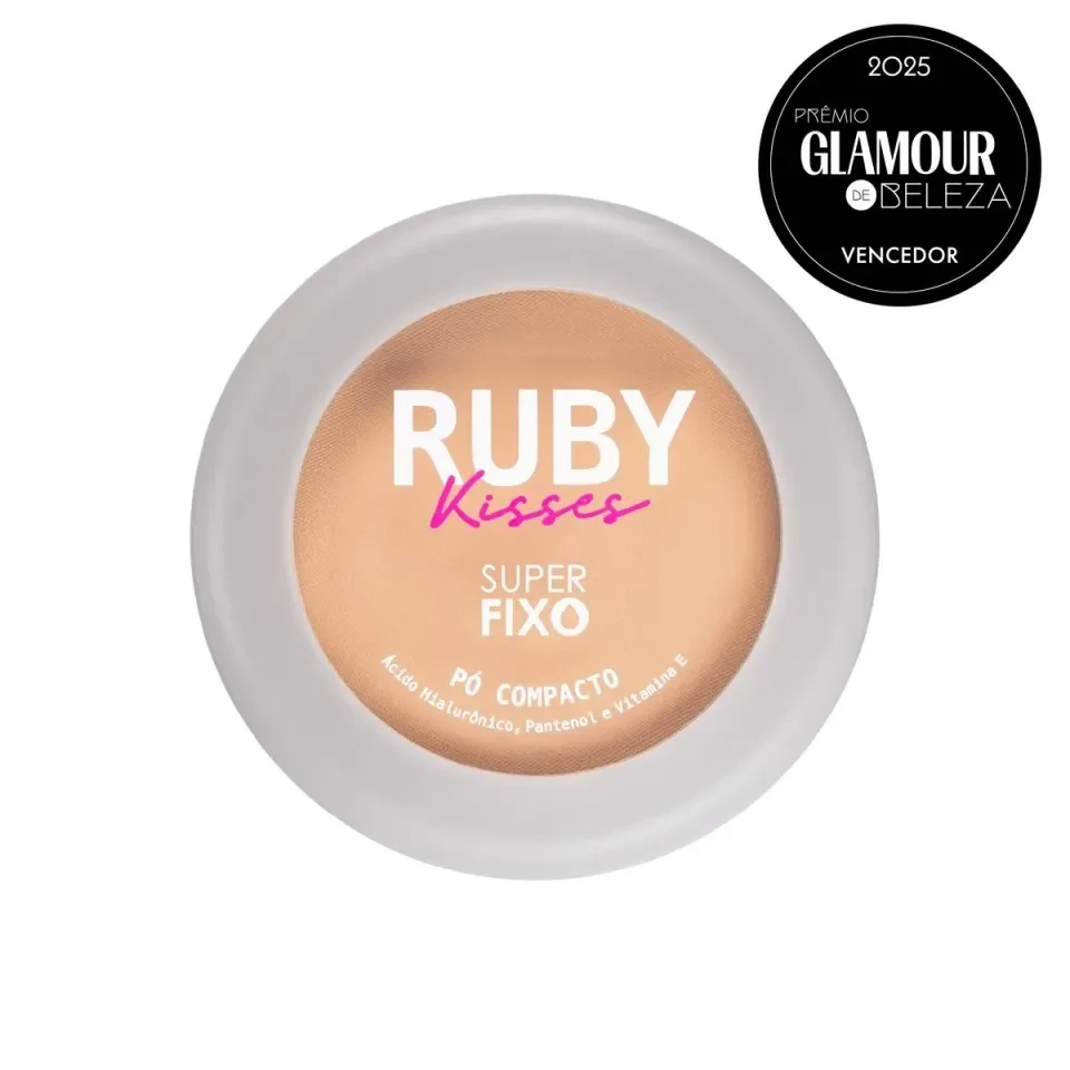 NOVO Pó Compacto Super Fixo cor 122 - Ruby Kisses - 3