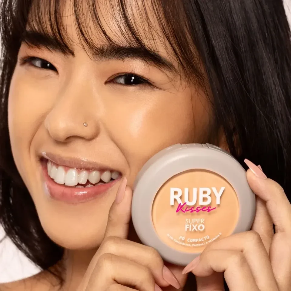 NOVO Pó Compacto Super Fixo COR 118 - Ruby Kisses - 1