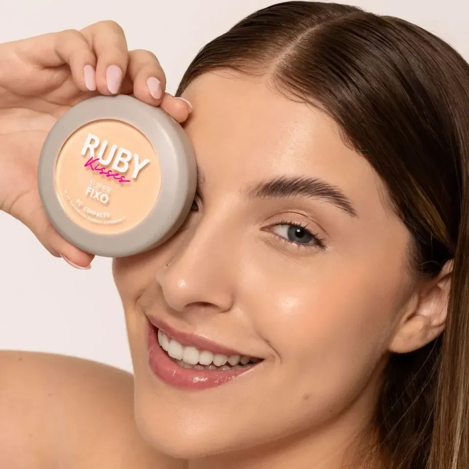 NOVO Pó Compacto Super Fixo COR 105 - Ruby Kisses - 1
