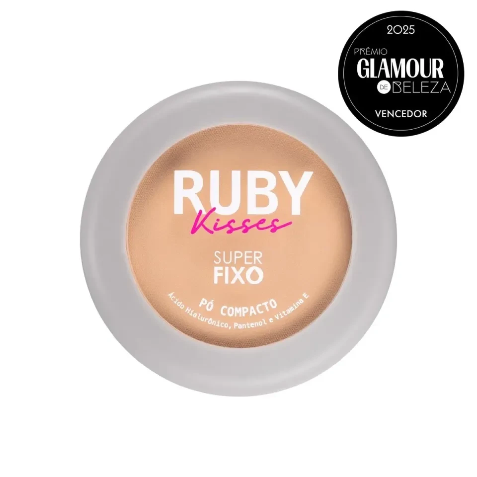 NOVO Pó Compacto Super Fixo COR 130 - Ruby Kisses - 3