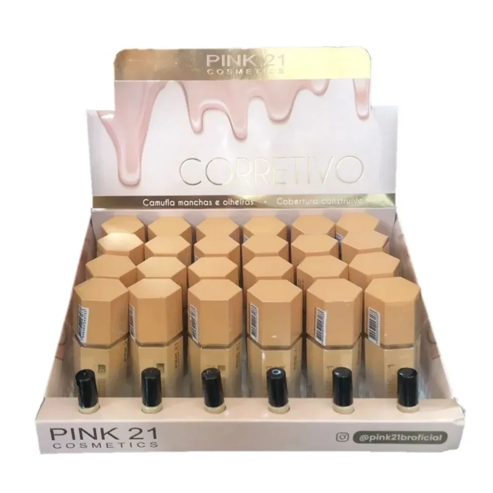 Corretivo Liquido Camufla Manchas - Pink 21 - 4