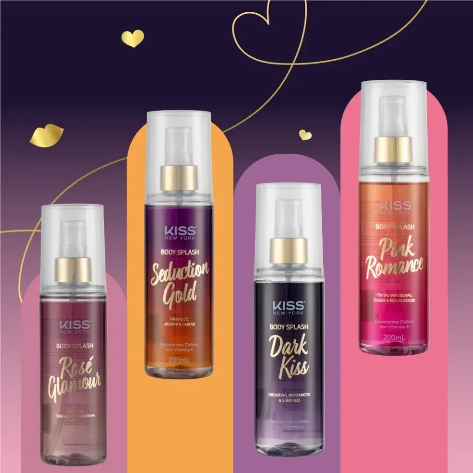 Body Splash Pink Romance - Kiss New York - 3