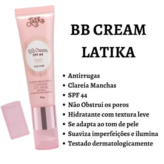 BB Cream FPS 44 - Latika Cosmetics  - 5