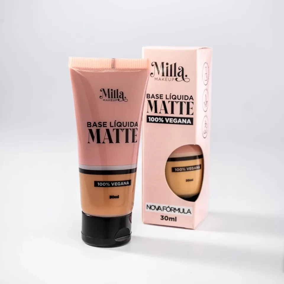 Base líquida matte MILLA MAKEUP – cor HELENA  - 1
