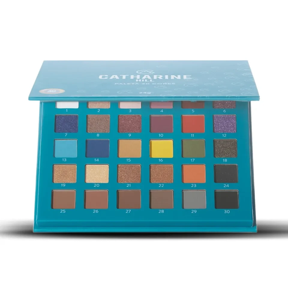 Nova Paleta de Sombras 30 Cores - Catharine Hill - 1