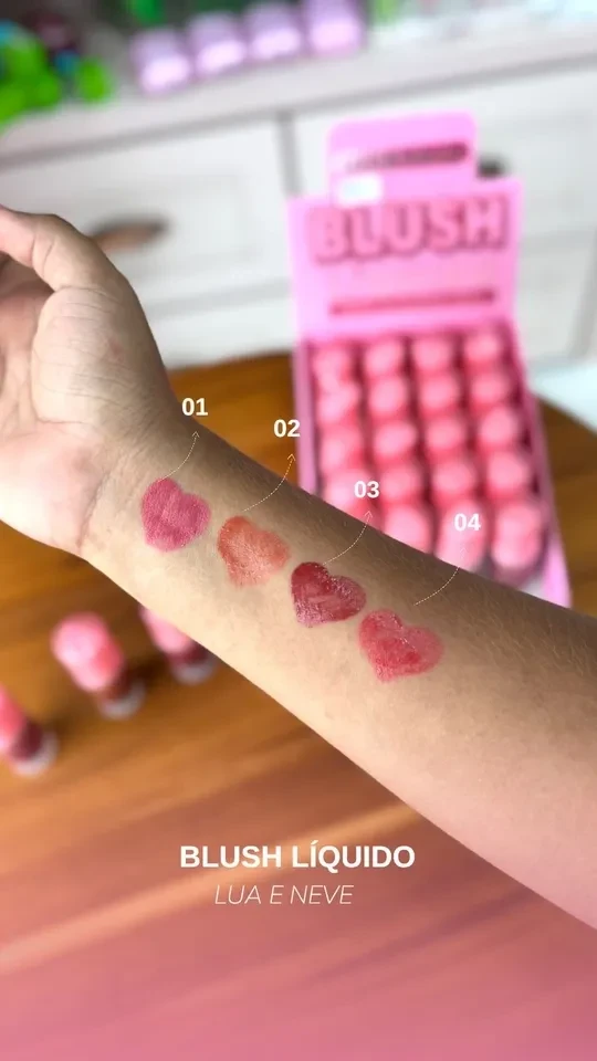 Blush líquido - LUA e NEVE - 2