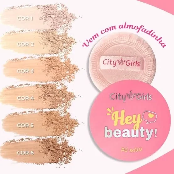 Pó Solto Hey Beauty - City Girls  - 5
