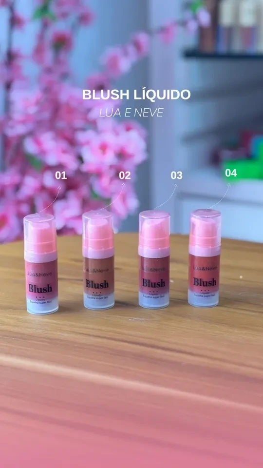 Blush líquido - LUA e NEVE - 1