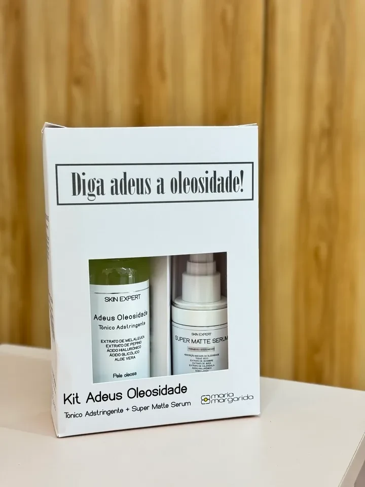 Kit adeus oleosidade - tônico adstringente + super matte serum - 3