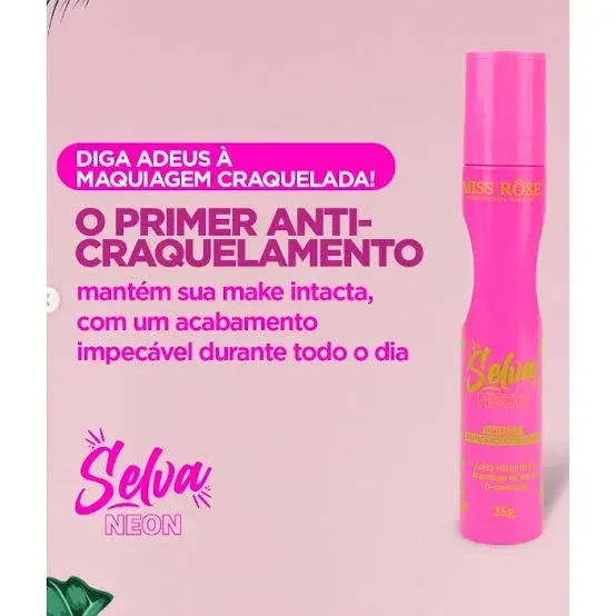Primer Anticraquelamento Selva Neon Miss Rôse - imagem 2