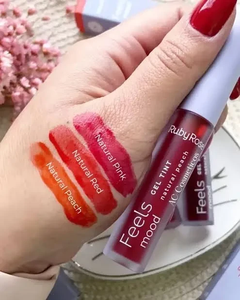 Lip tint gel feels mood COR NATURAL PEACH - 2