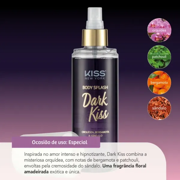 Body Splash Dark Kiss - Kiss New York - imagem 3