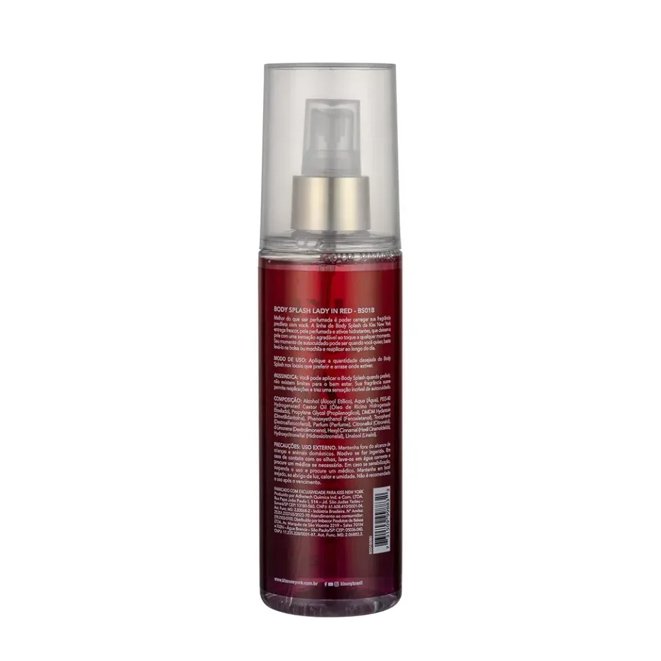 Body Splash Lady in Red - Kiss New York - 2