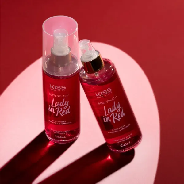 Body Splash Lady in Red - Kiss New York - imagem 3