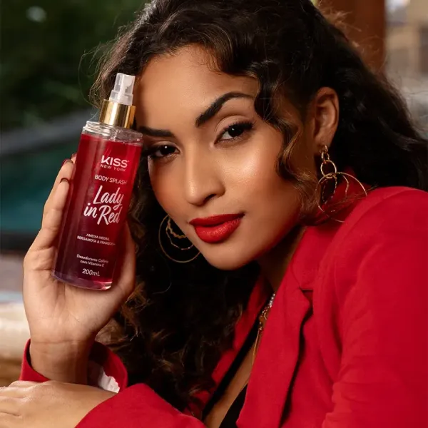 Body Splash Lady in Red - Kiss New York - imagem 1