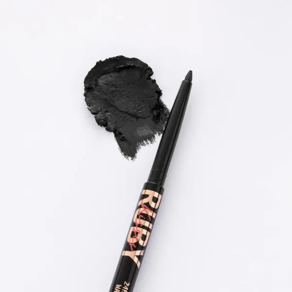 Lápis Retrátil em Gel PRETO à Prova D'água - Ruby Kisses - imagem 1