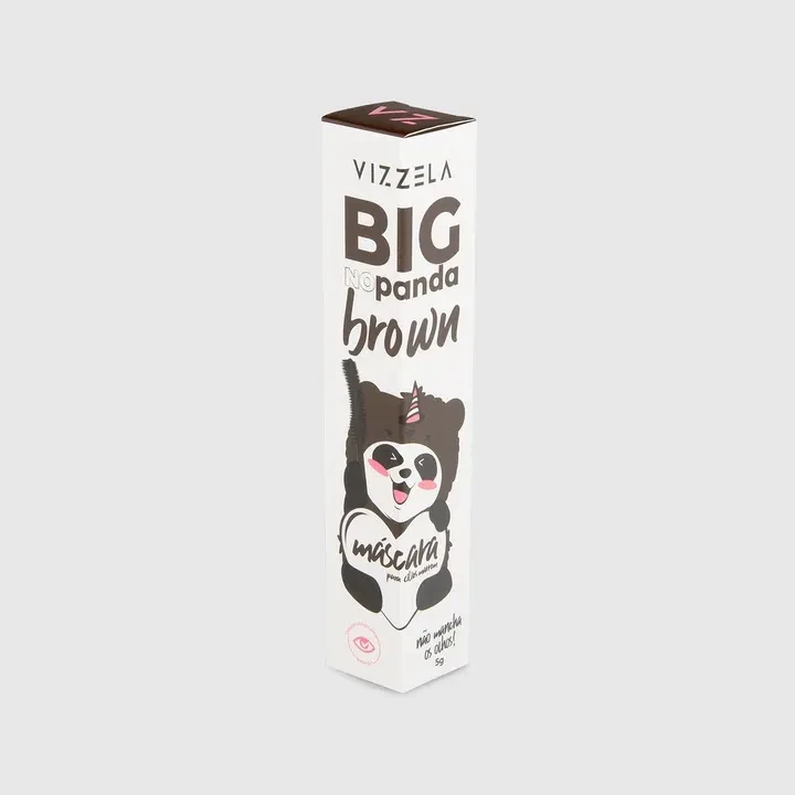 Máscara Big No Panda Brown Vizzela - Marrom - 5