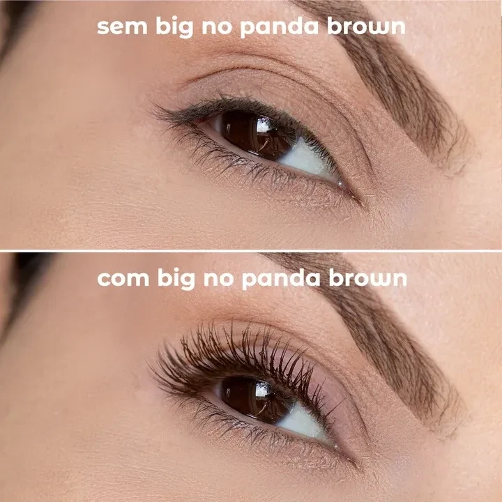 Máscara Big No Panda Brown Vizzela - Marrom - 3