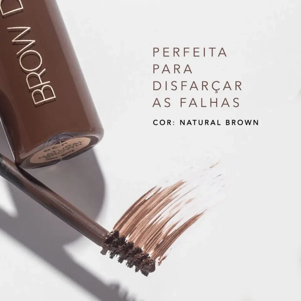 Máscara de Sobrancelha Castanho Nádia Tambasco By Océane - Brow Definer Natural Brown 5ml - 6