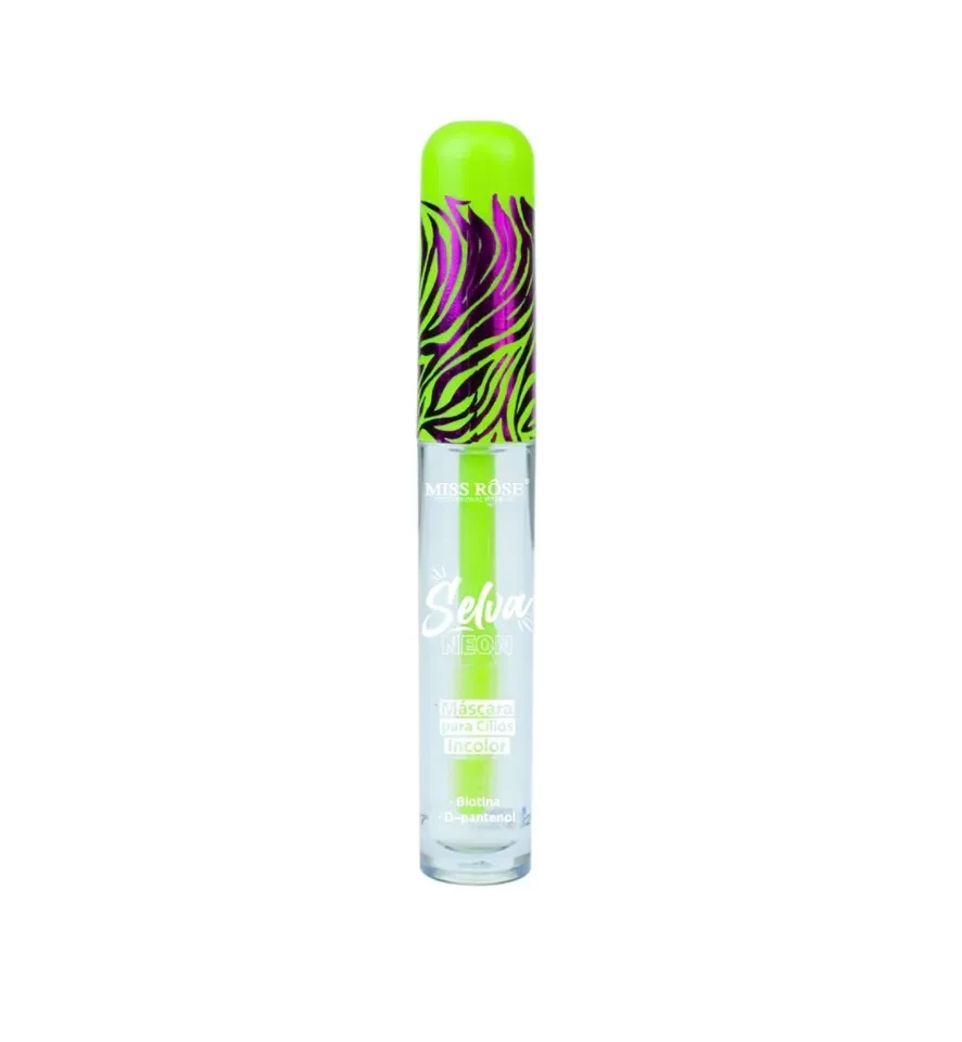 Máscara Para Cílios e sobrancelhas Incolor Selva Neon - Miss Rôse - 1