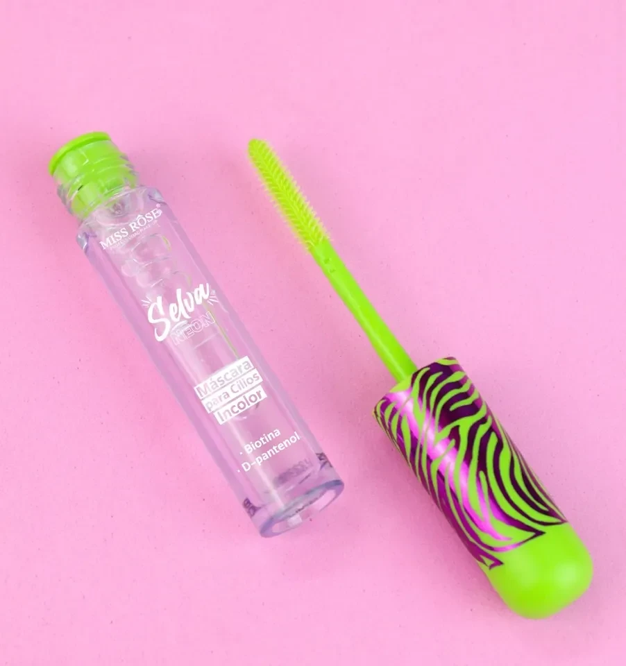 Máscara Para Cílios e sobrancelhas Incolor Selva Neon - Miss Rôse - 2
