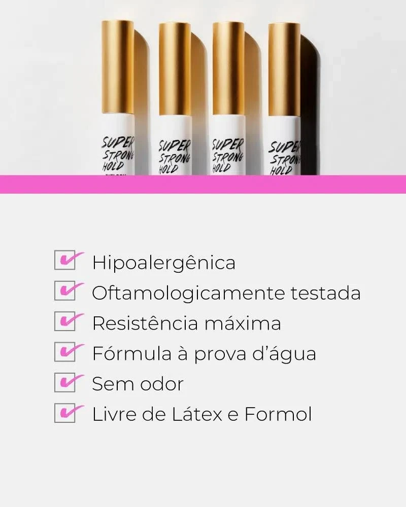 Cola para Cílios Postiços 48H i-Envy Incolor - Kiss New York (5g) - 5