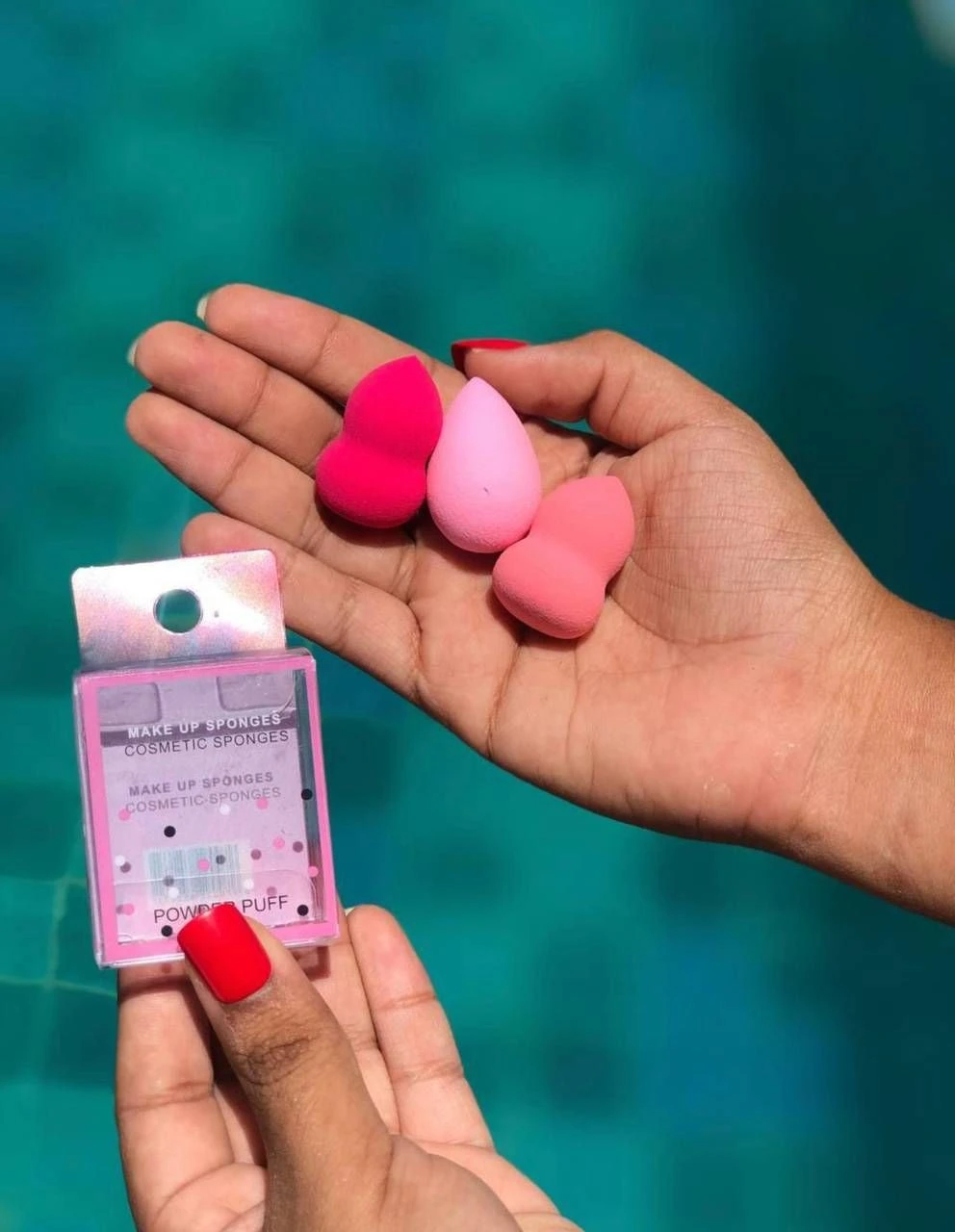 Kit com 03 micro esponjinhas - Makeup sponges  - 1