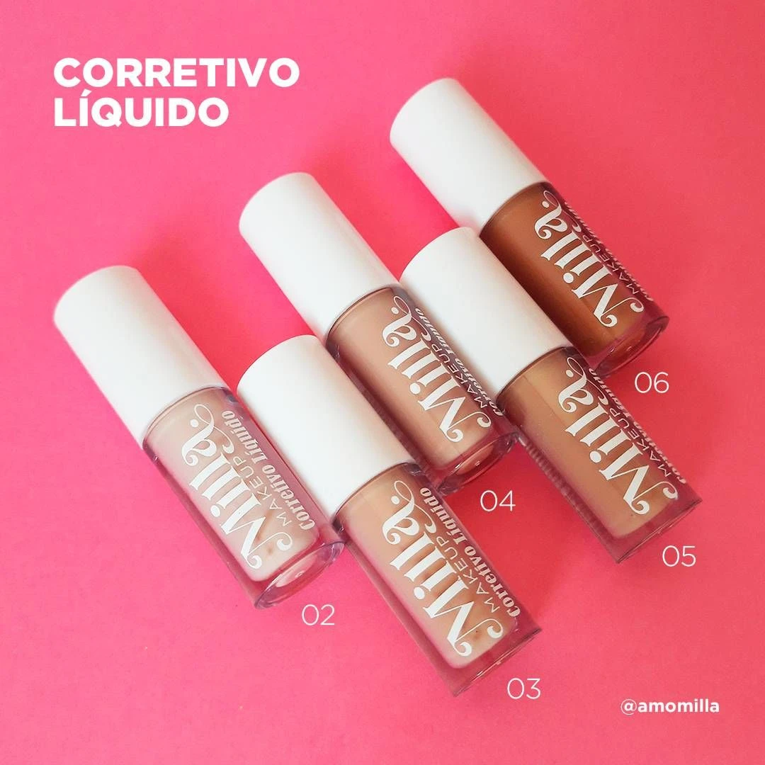 Corretivo líquido matte - Milla Makeup (4ml) - 1