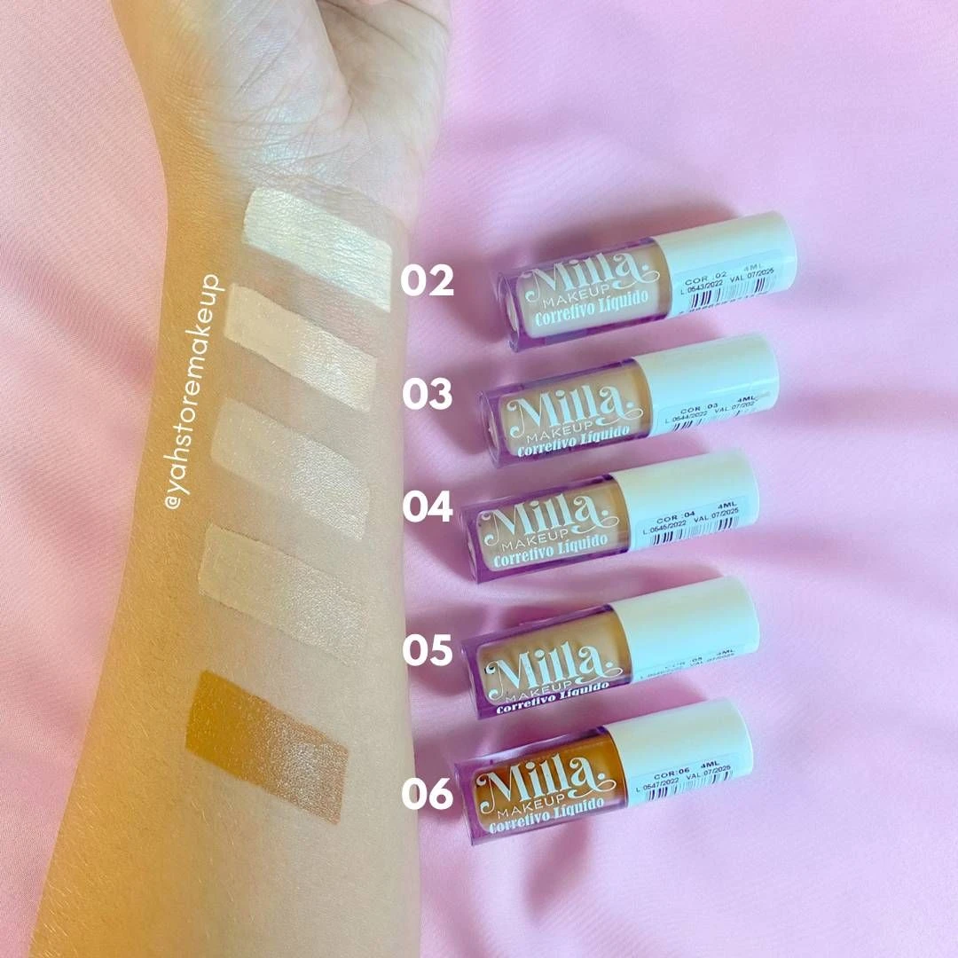 Corretivo líquido matte - Milla Makeup (4ml) - 2