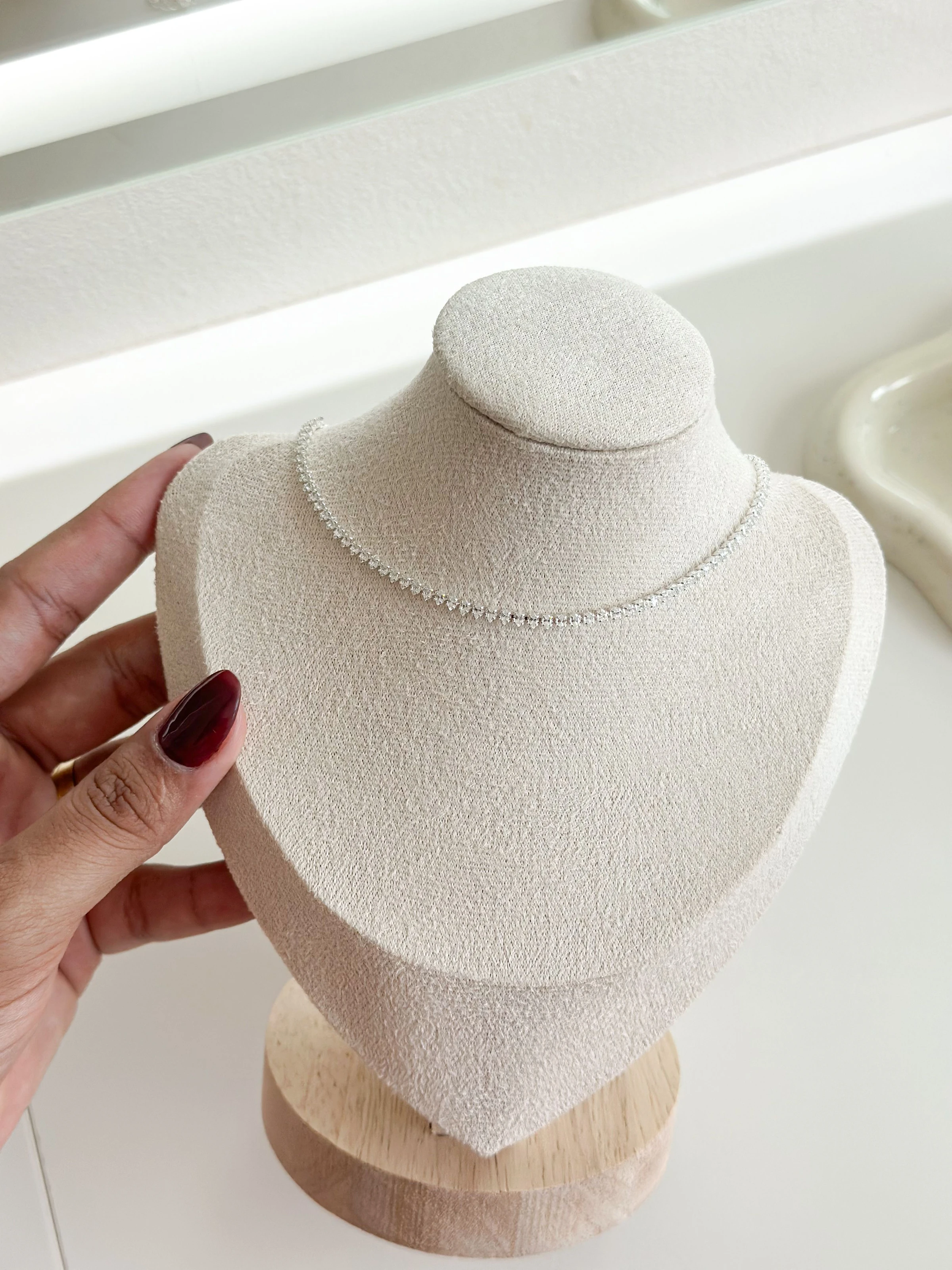 Choker riviera folheado  - 2