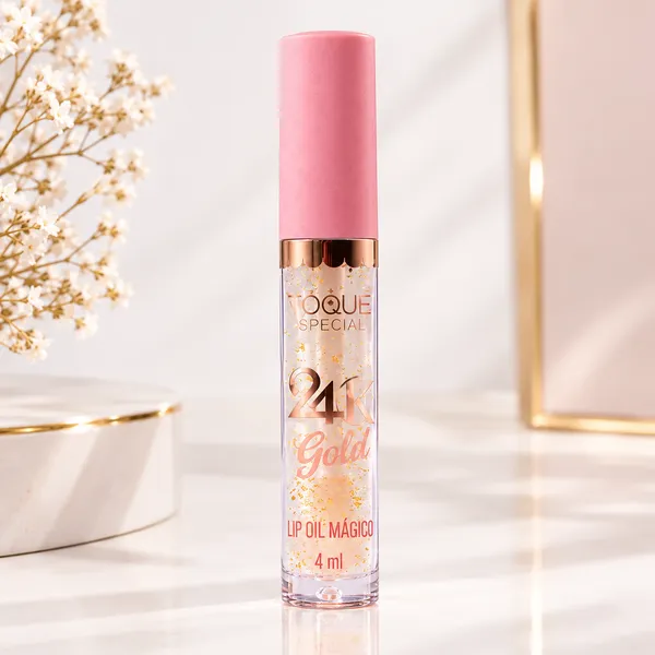 Lip Oil Mágico Gold 24K
