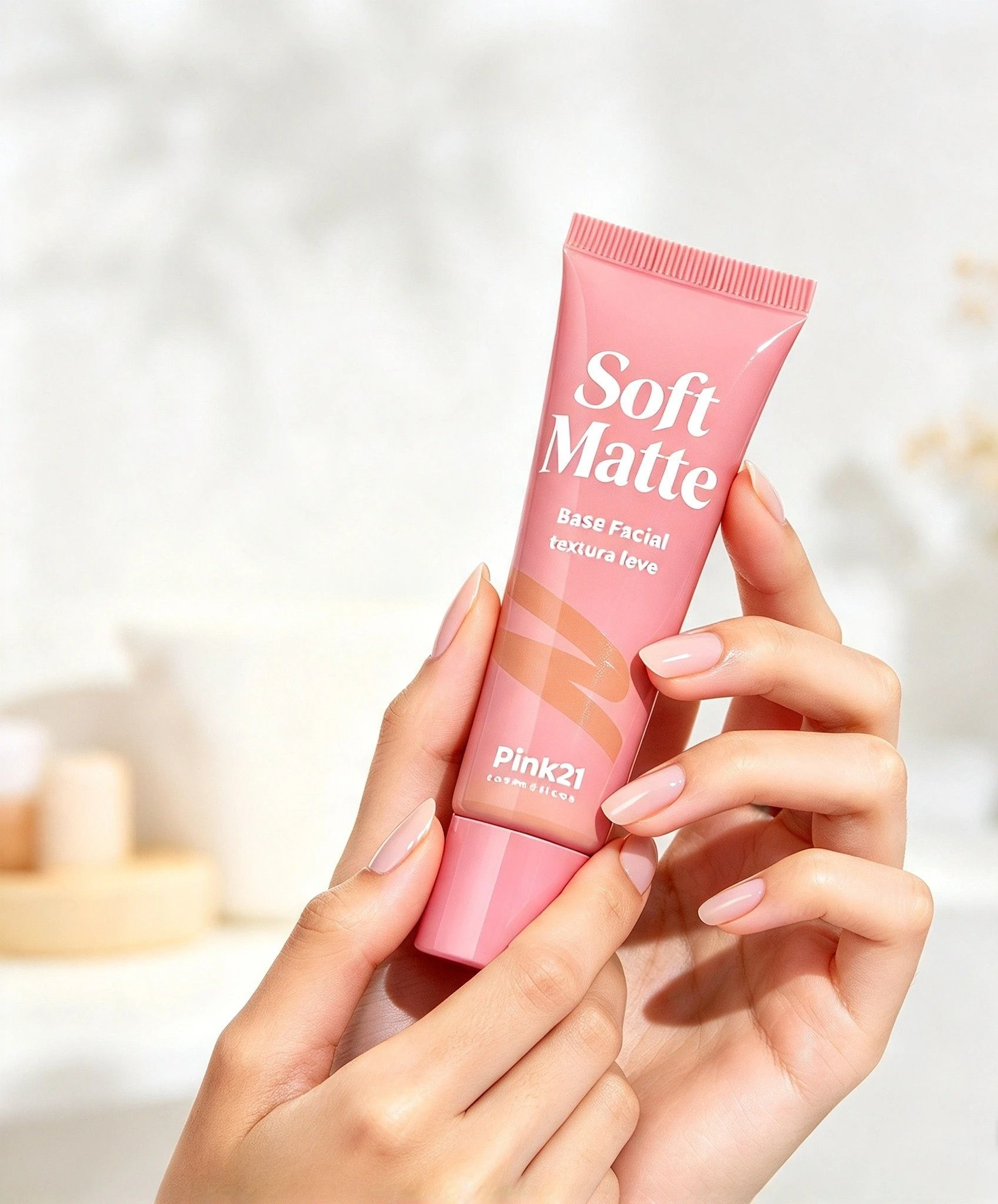 Base Facial Soft Matte Pink21  - 1