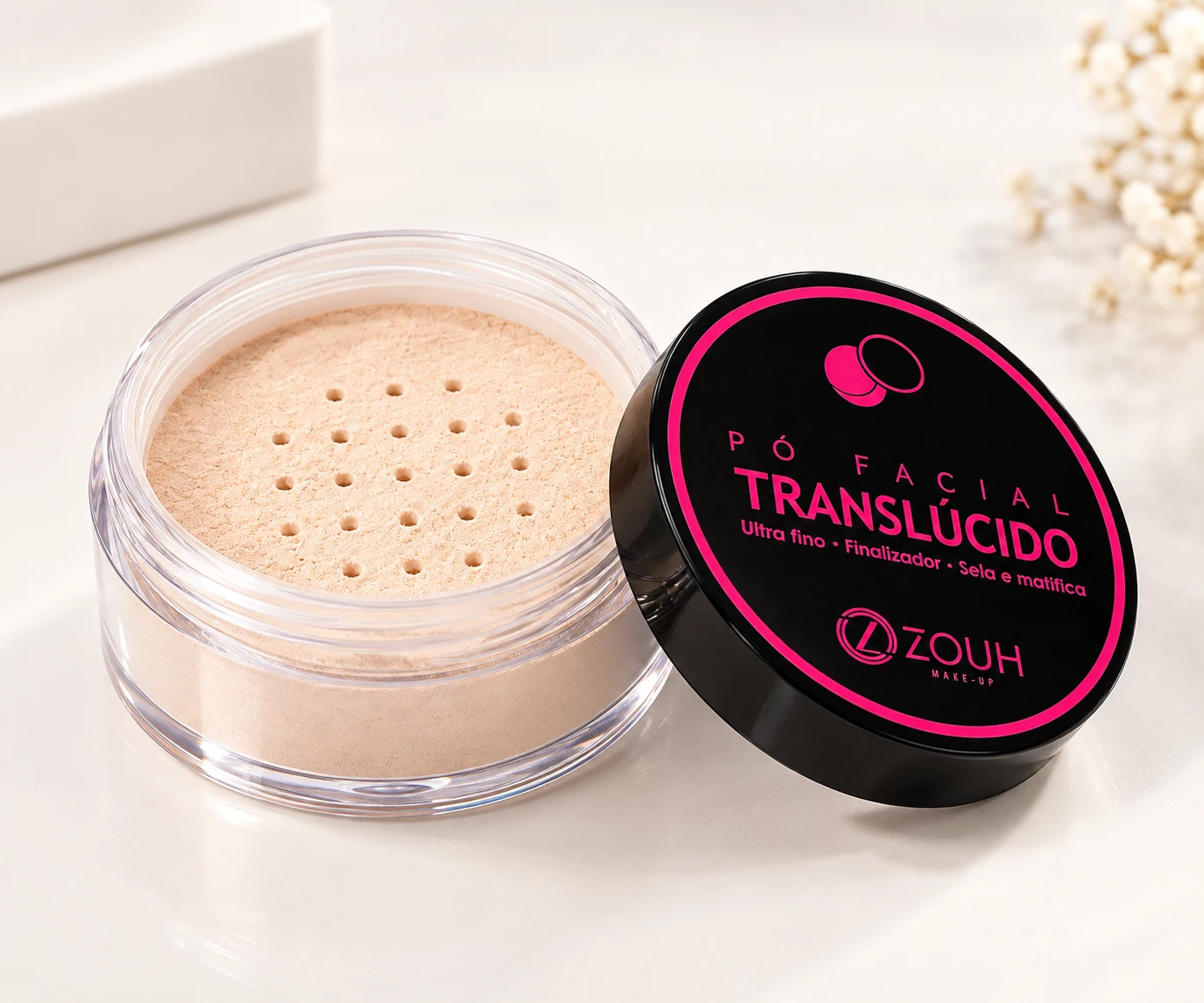 Pó Facial Translúcido 15G- Zouh - 1