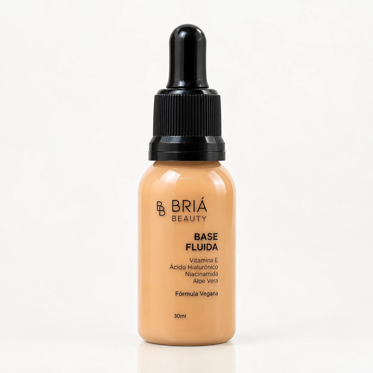 Base Liquida Fluida Fórmula Vegana tons médios - Bria Cor 05 - 1