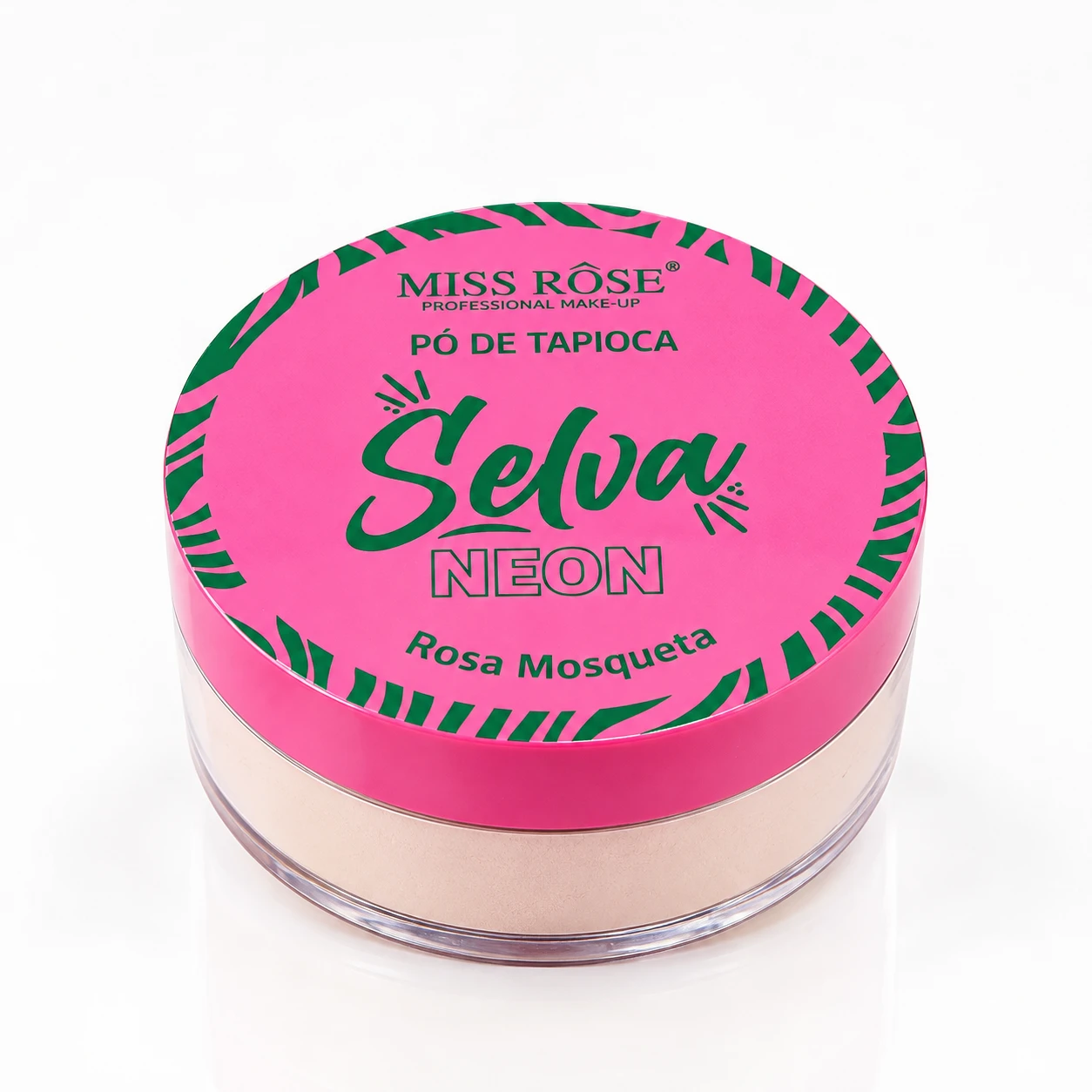 Pó Facial Solto de Tapioca e Rosa Mosqueta Selva Neon - Miss Rose - 1